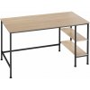 tectake 404228 písací stôl donegal 140x60x76,5cm - industrial svetlé drevo, dub sonoma