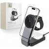 Tech-Protect QI15W-A28 3IN1 MAGNETIC MAGSAFE WIRELESS CHARGER čierna