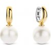 Náušnice TI SENTO so shell perlou 11mm pozlátené 7871PW Dámske striebro 925/1000 shell perla 11mm 20 mm