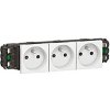 Legrand MOSAIC VIACNÁSOBNÁ ZÁSUVKA DLP 4MODULY AUTOMATICKÉ S