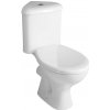 AQUALINE - CLIFTON Rohový WC kombi misa s nádržkou vrátane splachovacej súpravy, biela FS1PK