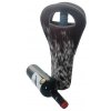 Obal na víno Luxury Cowhide BRAZÍLIA SALT&PEPPER BROWN 35x10cm