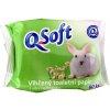 Toaletný papier vlhčený Q-soft harmanček 60ks