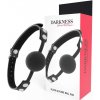 Darkness Ball Silicone Gag Black - Náhubok