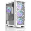ZALMAN case Z10 DUO White, Mid Tower, ATX, 2xUSB 3.0, 1xUSB-C, 4x ARGB Fan, bílá Z10 DUO White
