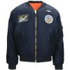 FOSTEX GARMENTS Letecká FOSTEX bunda MA-1 USAF bomber, modrá Konfekčná veľkosť: XXXL