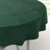 Biante Zamatový okrúhly obrus Velvet Premium SVP-040 Lesná zelená Ø 70 cm