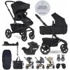 EASYWALKER SET Kočík 4v1 Jimmey Pepper Black XXL RWS + CYBEX Aton B2 i-Size + základňa VP-F188542