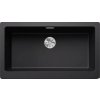 Jednokomorový granitový drez Blanco VINTERA XL, čierny