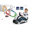 Set trenažér elektronický Vesmír Space Driver Smoby s autodráhou Flextreme 440 cm s elektronickým autom