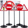 Hračkové dopravné značky Sada veľkých vzdelávacích značiek Veľká dopravná značka x5