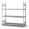 Regál so širokými policami z ocele, základné pole, 3 úrovne, police š 2000mm, 2070x535x2000 mm