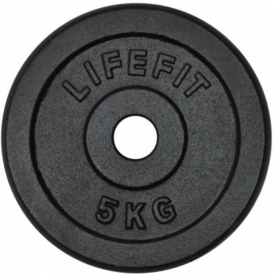 Kotúč LIFEFIT 5kg, kovový, pre 30mm tyč