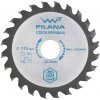 Pílový kotúč s SK plátkami 115x1,8x22,2 zuby 24 WZ, PILANA