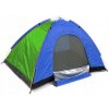 Turistický stan s moskytiérou - 2 x 1,5 m - pre 2-3 osoby - modrá, zelená