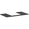 Hansgrohe Xilesa E doska 98 x 1,6 x 55 cm bridlicová matná šedá mat 54270760