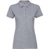 Russell Dámska strečová polokošeľa R 566F 0 Light Oxford Heather