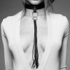 Bijoux Indiscrets Maze Tassel Choker Čierna