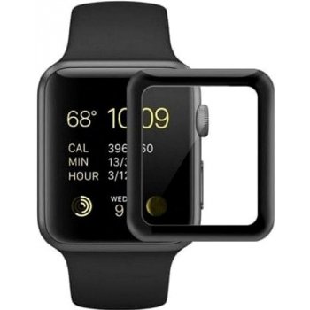 Coteetci 4D sklo s celoplošným lepením s černým lemem pro Apple watch 45 mm CS24002-45