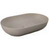 Rak Feeling umývadlo na dosku oblé 55x35 cm matné cappuccino FEECT5500.514
