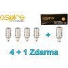 (Akce) Žhavící hlava aSpire (BVC) CE5/ ET Victory/ X.Jet/ Vivi Nova 4+1 zdarma 1,8ohm