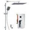 kielle Vega - Sprchový set s batériou pod omietku, na 2 spotrebiče, s príslušenstvom a telesom, chróm 20618SP10