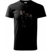 Čierna krava čierna fotka - Tričko extra veľké (5-8XL) - 5XL ( Čierna )