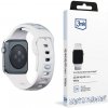 3mk Silicone Watch Strap pre Apple 42/44/45/49 mm White