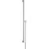 HANSGROHE Unica E Puro sprchová tyč 90 cm s ľahko posuvným držiakom ručnej sprchy a sprchová hadica 160 cm, chróm, 24403000