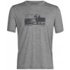 Icebreaker Mens merino Tech Lite II SS T-Shirt natural Run Club Metro heather
