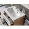 Obdĺžnikové závesné umývadlo Ravak Chrome 49 cm biele