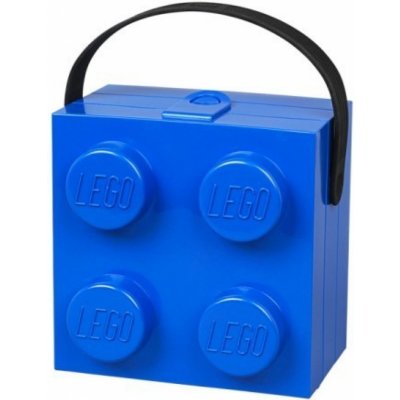 LEGO® box na svačinu s uchem modrý