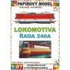Papierový model - Lokomotíva Rada 240A Laminátka ZSS