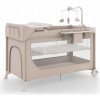 Kinderkraft cestovná postieľka LEODY UP beige with accessories