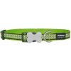 Red Dingo Reflective Bones Lime Green 20mm x 31-47cm
