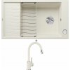 Blanco ELON XL 8 S biela soft + excentrické ovládanie + Blanco MIDA-S biela soft 526968