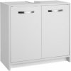tectake 405367 skrinka pod umývadlo katalina, priestranná, nosnosť 20 kg - biela