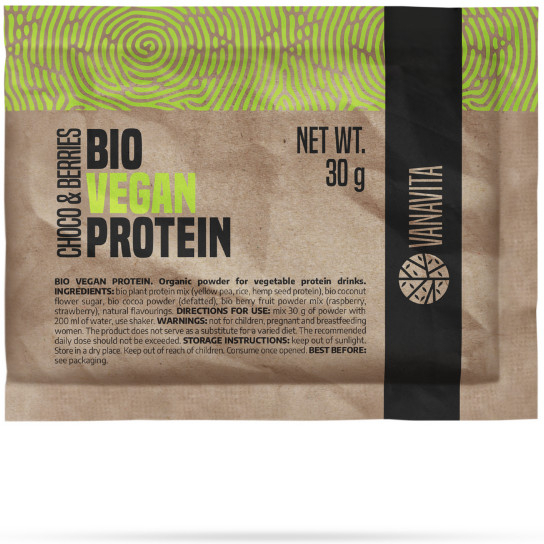 VanaVita Bio Vegan Protein 30 g od 1,7 € - Heureka.sk