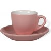 Biebri šálka s podšálkou, 65ml, set 4 ks, ružová