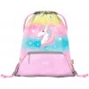 BAAGL A-32384 Rainbow Unicorn, vrecko na prezuvky s vreckom na zips, 36x46cm