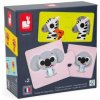 Janod Puzzle Duonimo Nájdi protiklady zvieratká 24 ks