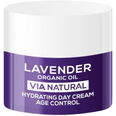Hydratačný denný krém proti starnutiu s organickým levanduľovým olejom Lavender 50ml