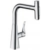 Hansgrohe M71 - Drezová batéria Metris Select s výsuvnou spŕškou, chróm - 73822000