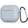 Techsuit Silicone puzdro pre AirPods 4 – ultratenké, hladké – šedé