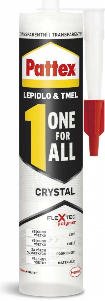 PATTEX One for all crystal 290g transparentné