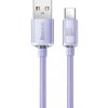 Baseus CAJY000505 Crystal Shine Series Dátový kábel USB - USB-C 100W 2 m fialový