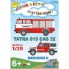 Papierový model - Hasiči Tatra 815 CAS 32 a Mercedes G