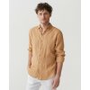Magic Linen Pánska ľanová košeľa NEVADA v karamelovej farbe Velikost: M