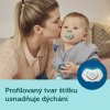 Canpol babies Silikónový cumlík so symetrickou špičkou 6-18m PURE COLOR 2 ks modrý