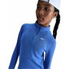 Nike Older Girls DRI-FIT Long Sleeve Half Zip Blue 7-8 rokov
